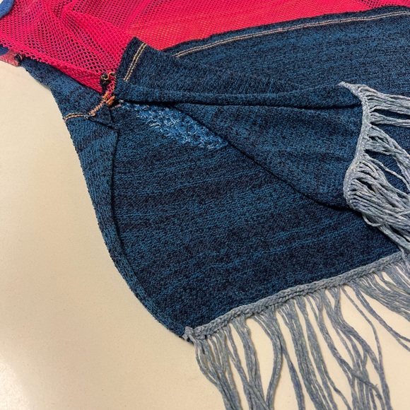 FREE PEOPLE Sunset Fringe Knit Festival Boho Coverup Top | XS/S | Retail $168 - Picture 7 of 8